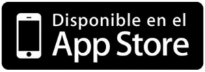 Imagen que indica que se puede descargar en Apple Store